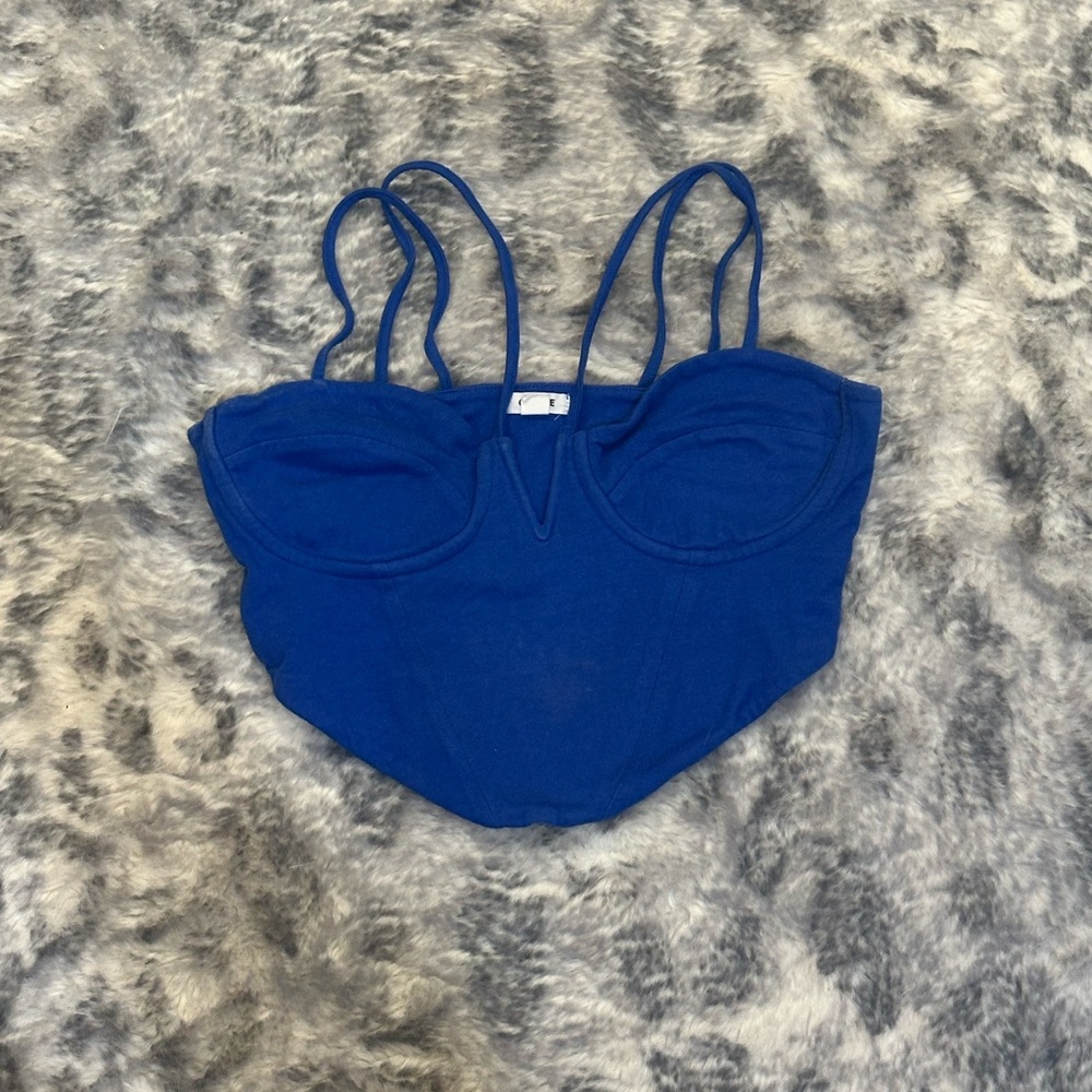 Garage blue crop top size XS